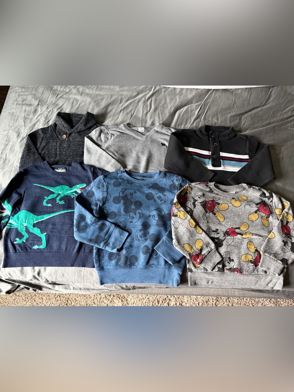 6- 4T Boys Sweaters and Pullovers Bundle